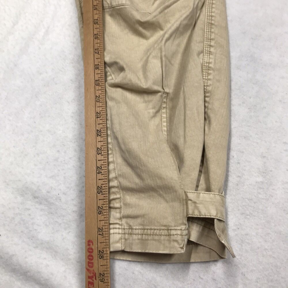 FREE PEOPLE We the Free Cant Compare Slouch Cargo Pant Women L(36x28) Khaki Tan - Picture 11 of 14